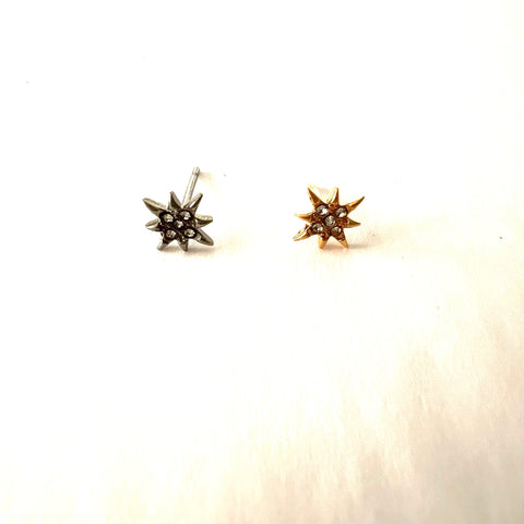 Eight Point Star Earrings