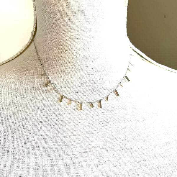Dainty Square Necklace