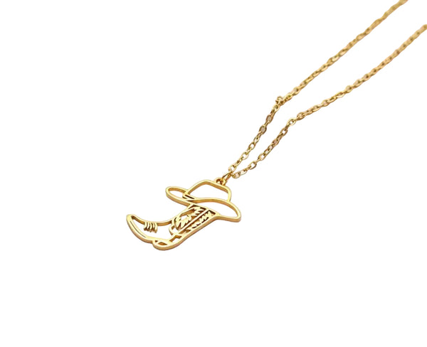 Hat Boot Necklace