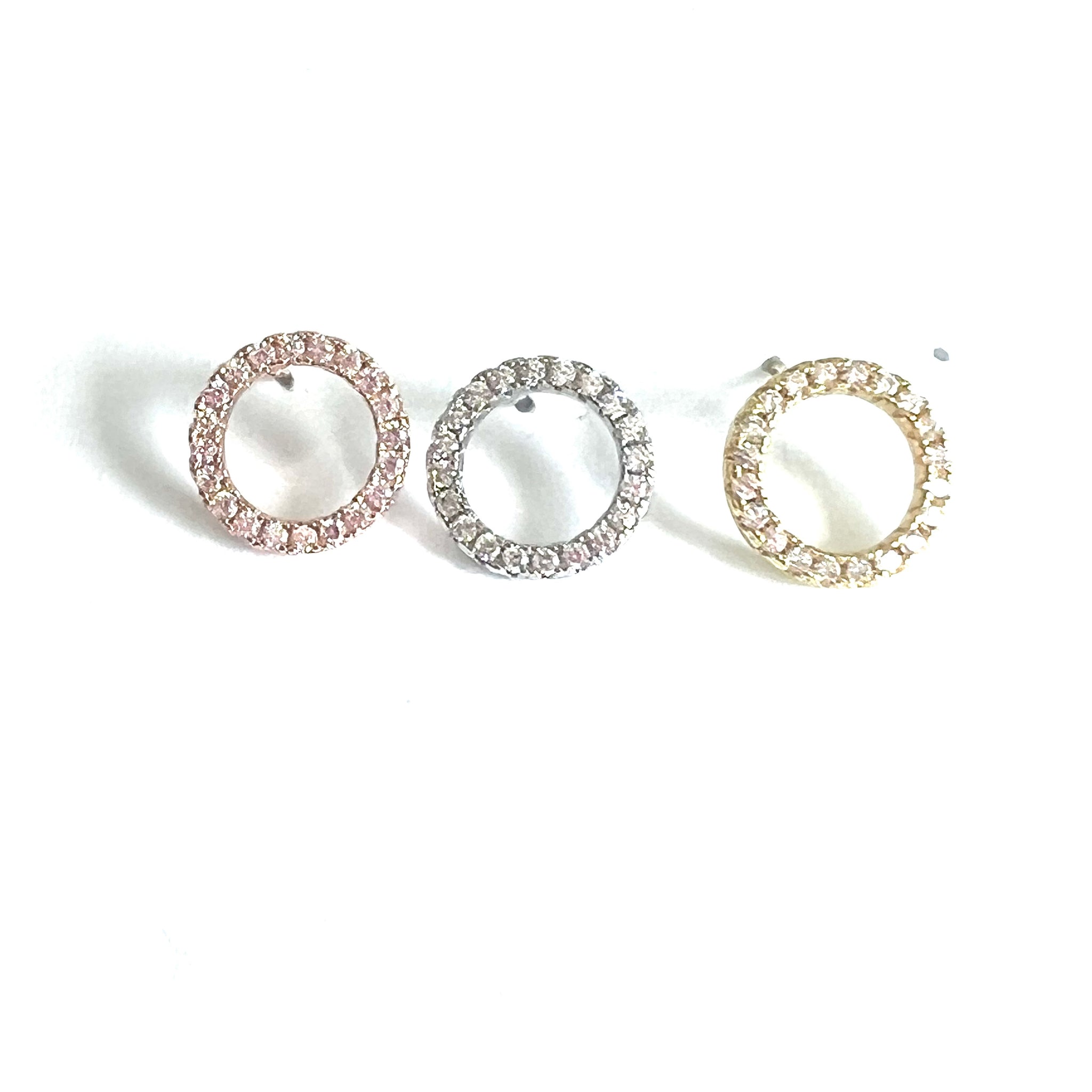 Sparkle Circle Earrings