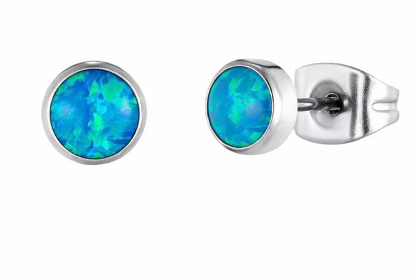 Colored Opal Earrings