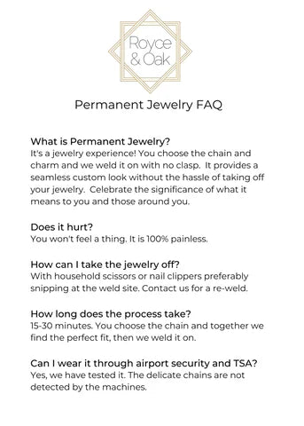 May 9 Country Chic Fort Sask Permanent Jewelry Pop Up!