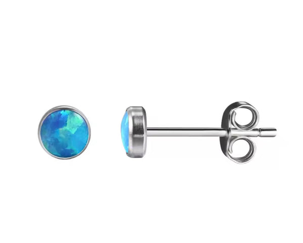 Colored Opal Earrings
