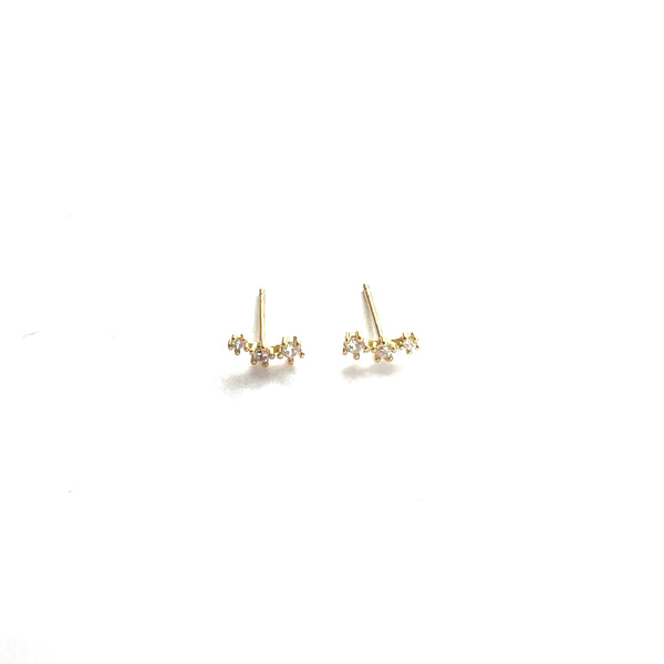 Mini Sparkle Crawler Earrings