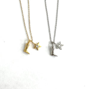 Boot Star Necklace