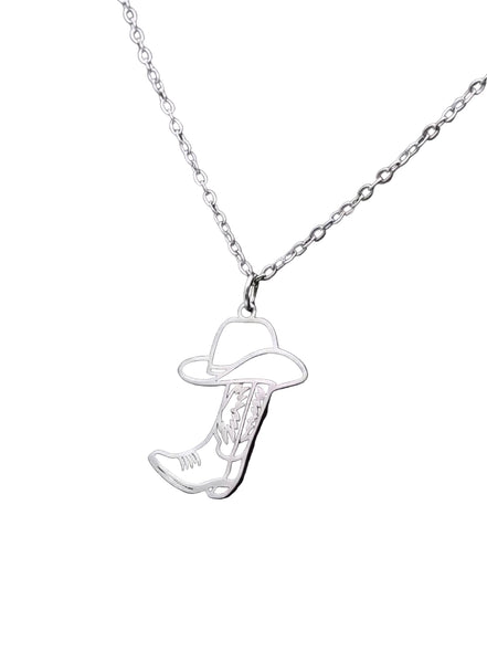 Hat Boot Necklace