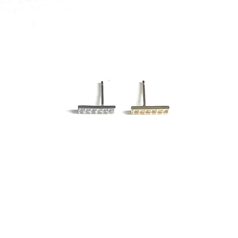 Longer Sparkle Bar Earrings