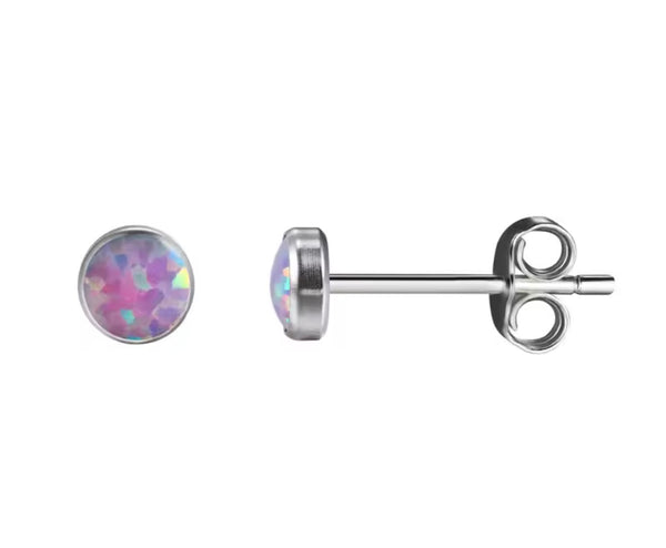 Colored Opal Earrings