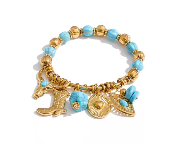 Western Teal Bracelet