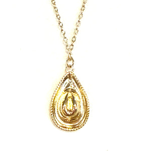 Gold Hat Necklace
