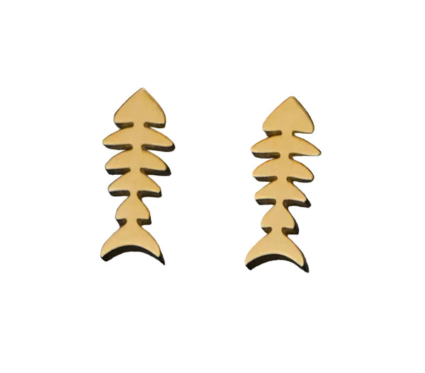 Fish Bone Earrings