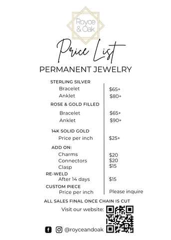 May 10 M5 Boutique Drayton Valley Permanent Jewelry Pop Up!