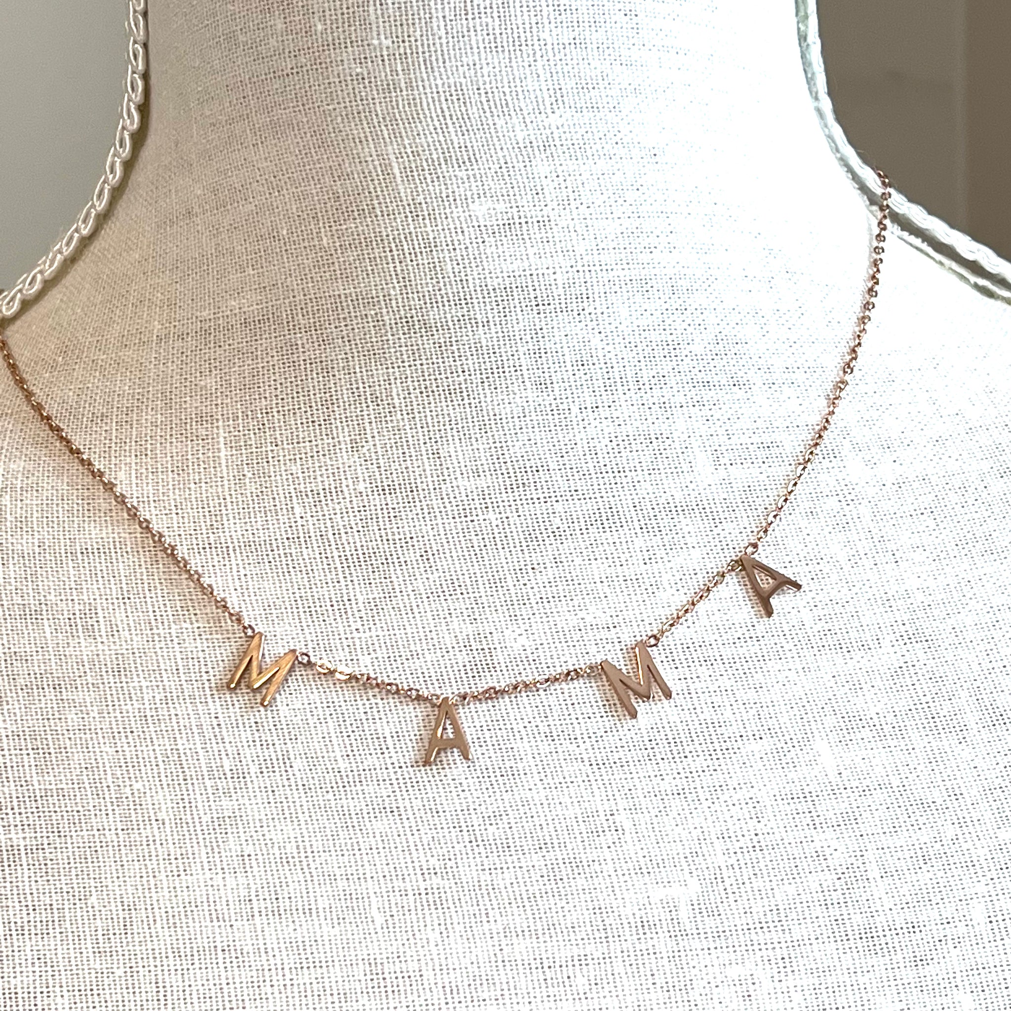 Mama dangle necklace deals