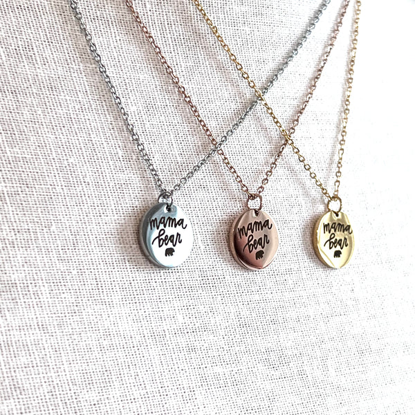 Mama bear 2025 necklace gold