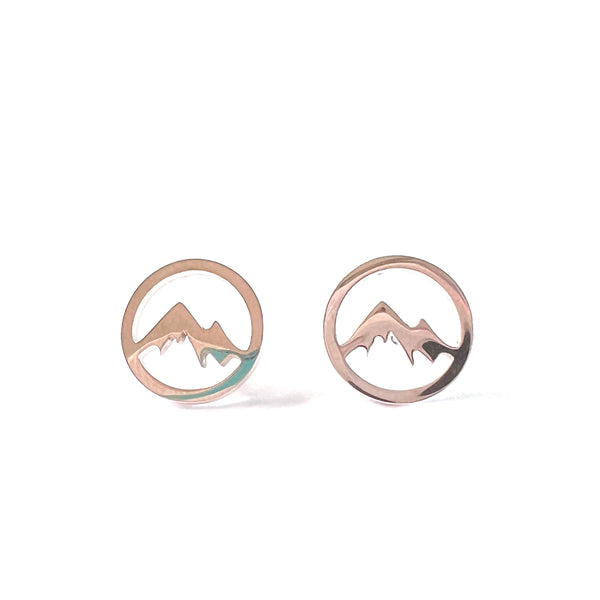Circle Mountain Earrings